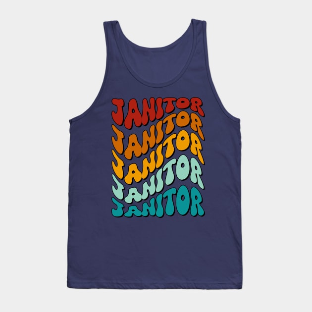 Janitor Tank Top by TrendyPlaza